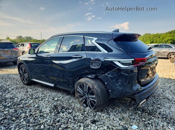 3PCAJ5BB2MF124209 2021 INFINITI QX50 Black Задня ліва чверть