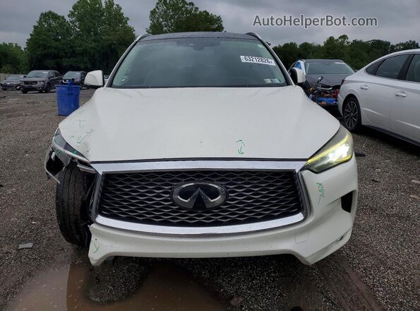 3PCAJ5BB3MF110867 2021 INFINITI QX50 White Front view