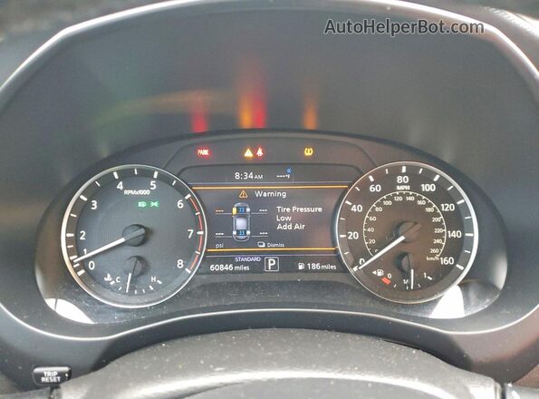 3PCAJ5BB3MF110867 2021 INFINITI QX50 White Instrument cluster view