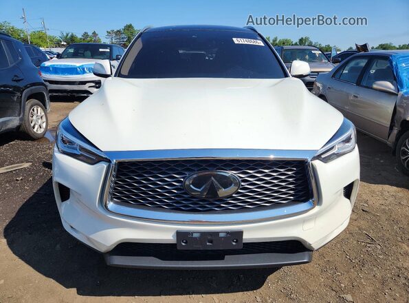 3PCAJ5BB3MF114952 2021 INFINITI QX50 White Front view