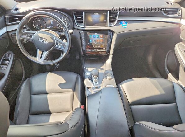 3PCAJ5BB3MF114952 2021 INFINITI QX50 White Dashboard view