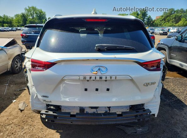 3PCAJ5BB3MF114952 2021 INFINITI QX50 White Rear view