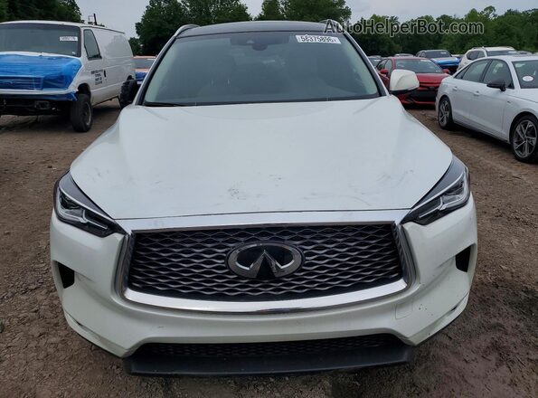 3PCAJ5BB4SF108204 2025 INFINITI QX50 White Դիմացի տեսք