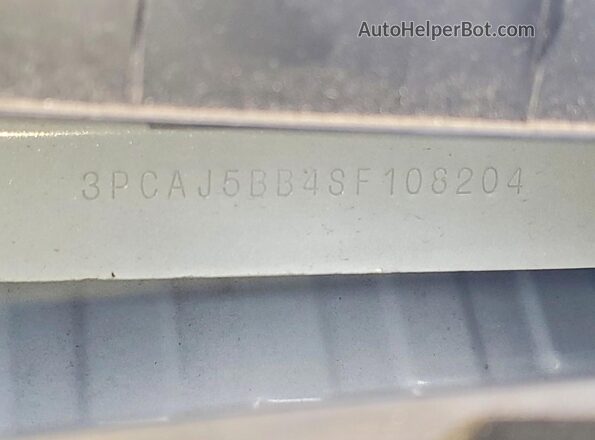3PCAJ5BB4SF108204 2025 INFINITI QX50 White VIN կոդի պիտակի տեսք