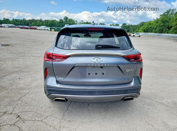 3PCAJ5BB6MF121037 2021 INFINITI QX50 Серый Вид сзади