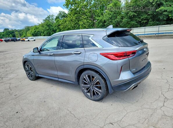 3PCAJ5BB6MF121037 2021 INFINITI QX50 Серый Задняя левая четверть
