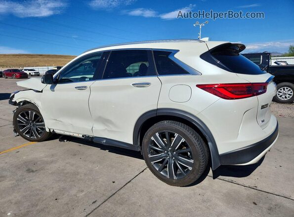 3PCAJ5BB7MF121810 2021 INFINITI QX50 White უკანა მარცხენა