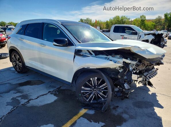 3PCAJ5BB7MF121810 2021 INFINITI QX50 White წინა მარჯვენა