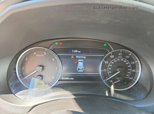 3PCAJ5BB7MF121810 2021 INFINITI QX50 White ხელსაწყოთა პანელის ხედი