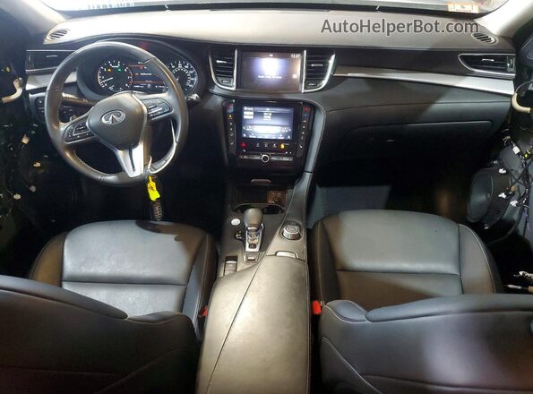 3PCAJ5BB7MF125114 2021 INFINITI QX50 Blue წინა პანელის ხედი