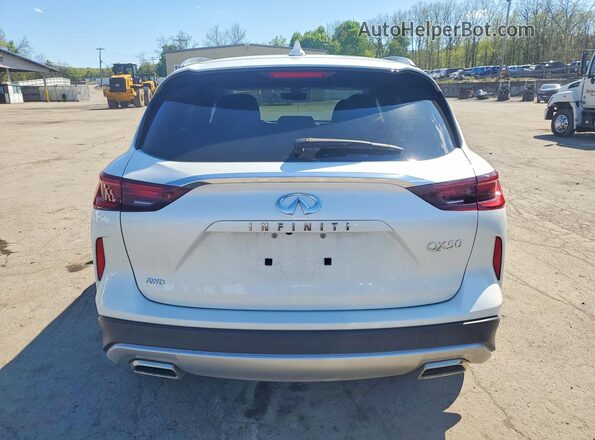 3PCAJ5BB7RF114587 2024 INFINITI QX50 White Հետևի տեսք