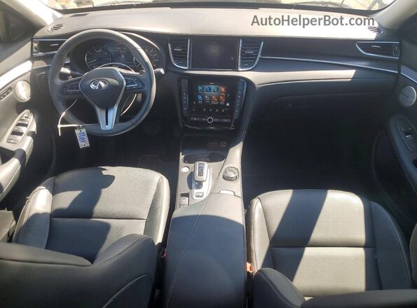 3PCAJ5BB7RF114587 2024 INFINITI QX50 White Առջևի վահանակի տեսք
