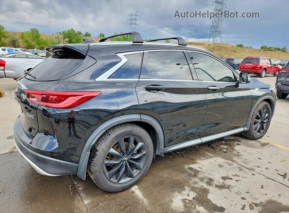3PCAJ5BB9MF100876 2021 INFINITI QX50 Black Задня права чверть