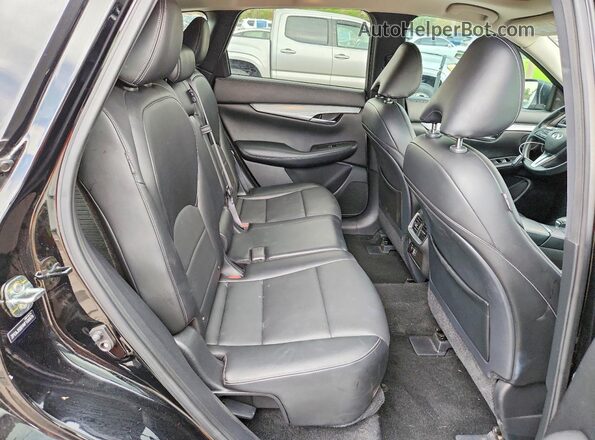 3PCAJ5BB9MF100876 2021 INFINITI QX50 Black Вид задньої частини салону