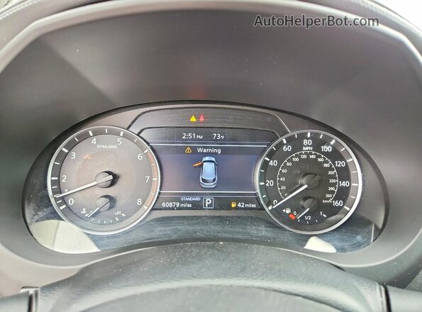 3PCAJ5BB9MF100876 2021 INFINITI QX50 Black Вид щитка приладів