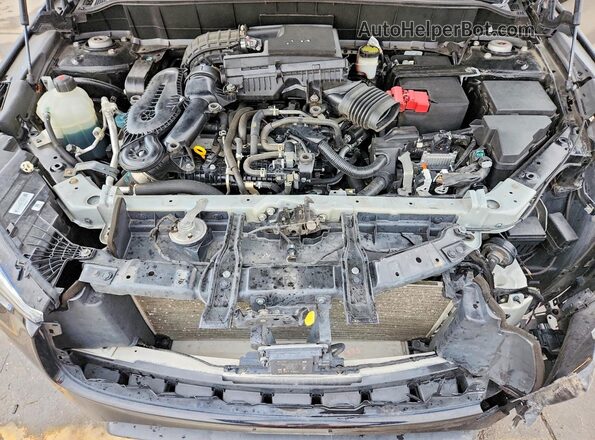3PCAJ5BB9MF100876 2021 INFINITI QX50 Black Вид підкапотного простору