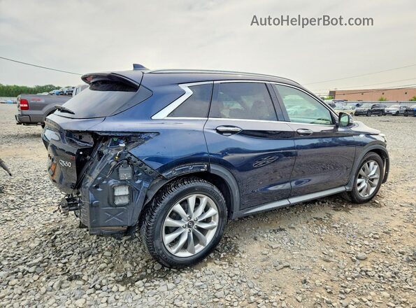 3PCAJ5BBXMF123051 2021 INFINITI QX50 Blue Rear right