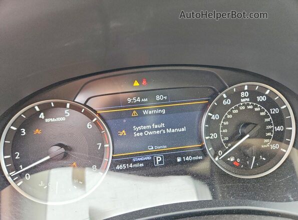 3PCAJ5BBXMF123051 2021 INFINITI QX50 Blue Instrument cluster view