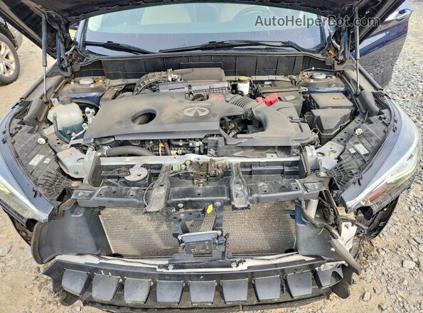 3PCAJ5BBXMF123051 2021 INFINITI QX50 Blue Rear interior view