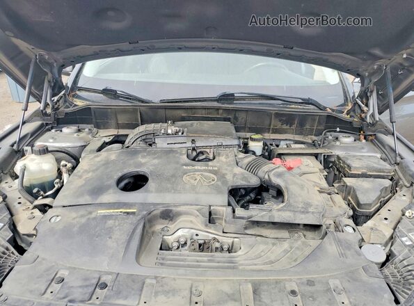 3PCAJ5CA3MF104864 2021 INFINITI QX50 Угольный Вид задней части салона