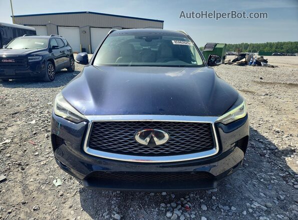 3PCAJ5CA4MF100516 2021 INFINITI QX50 Синий Вид спереди