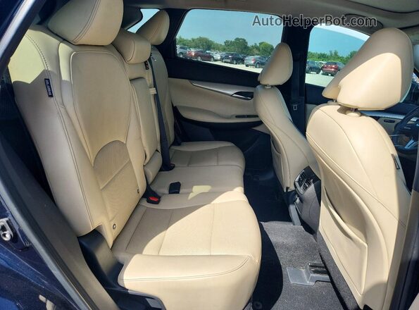 3PCAJ5CA4MF100516 2021 INFINITI QX50 Синий Вид задней части салона
