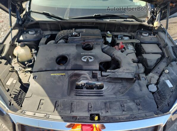 3PCAJ5CA4MF100516 2021 INFINITI QX50 Синий Вид подкапотного пространства