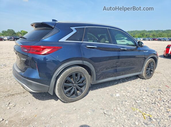 3PCAJ5CA4MF100516 2021 INFINITI QX50 Синий Задняя правая четверть