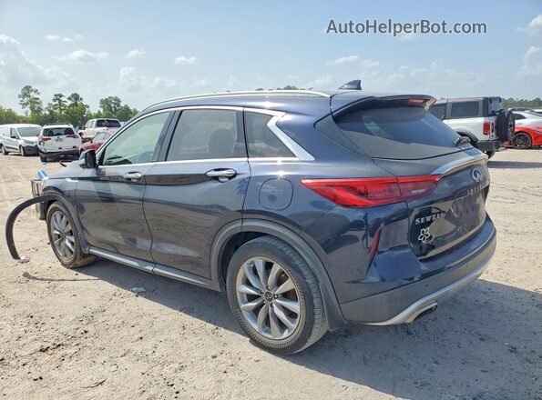 3PCAJ5CA4MF108874 2021 INFINITI QX50 Синий Задняя левая четверть