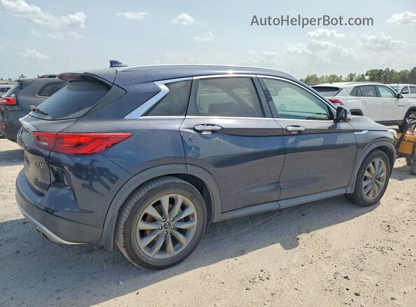 3PCAJ5CA4MF108874 2021 INFINITI QX50 Синий Задняя правая четверть