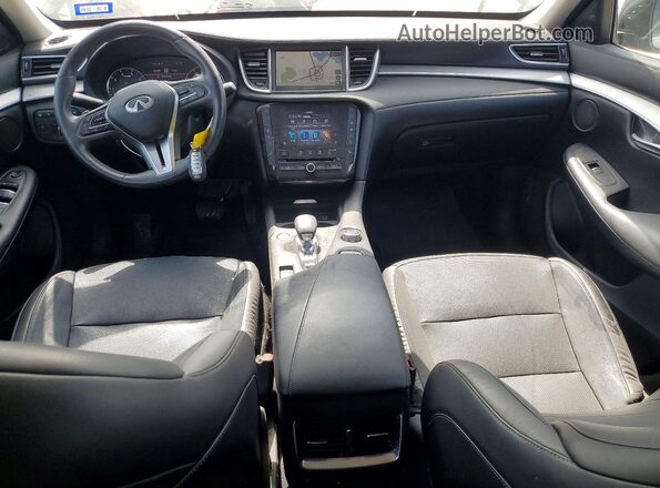 3PCAJ5CA4MF108874 2021 INFINITI QX50 Синий Вид панели приборов