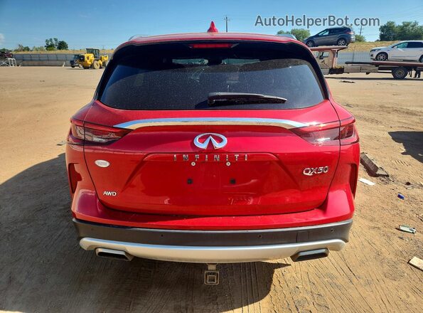3PCAJ5DB0RF101080 2024 INFINITI QX50 Red Հետևի տեսք
