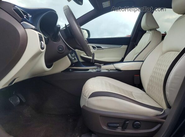 3PCAJ5DB6MF116014 2021 INFINITI QX50 Blue Вид салону спереду