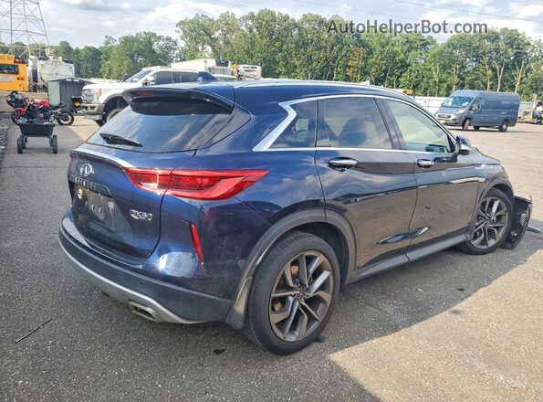 3PCAJ5DB6MF116014 2021 INFINITI QX50 Blue Задня права чверть