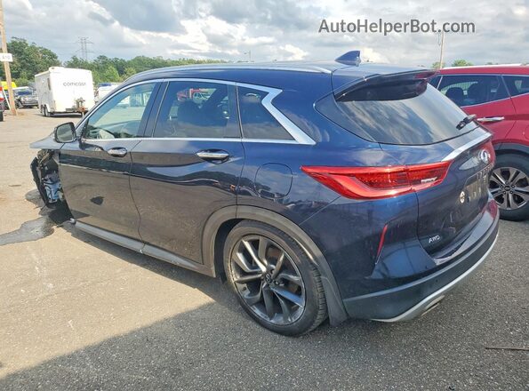 3PCAJ5DB6MF116014 2021 INFINITI QX50 Blue Задня ліва чверть