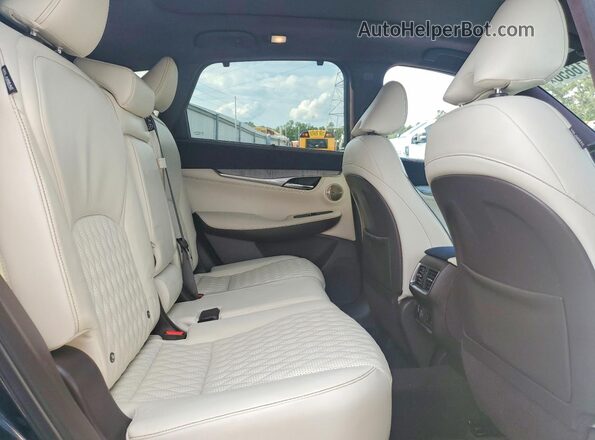3PCAJ5DB6MF116014 2021 INFINITI QX50 Blue Вид задньої частини салону