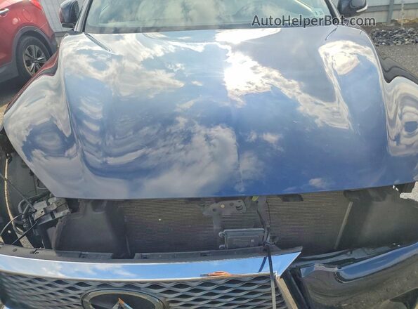 3PCAJ5DB6MF116014 2021 INFINITI QX50 Blue Вид підкапотного простору