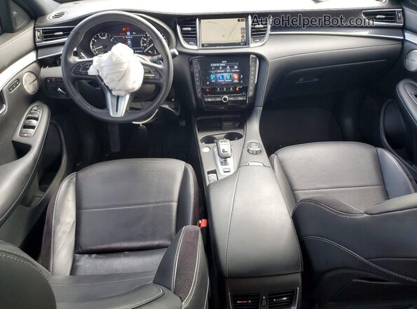 3PCAJ5FA0RF108678 2024 INFINITI QX50 White Առջևի վահանակի տեսք