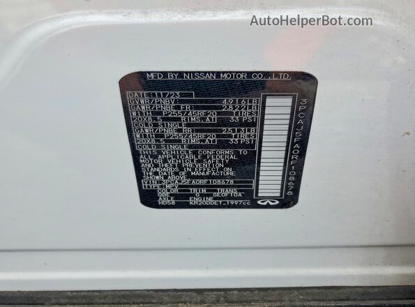 3PCAJ5FA0RF108678 2024 INFINITI QX50 White Շարժիչի բաժամունքի տեսք