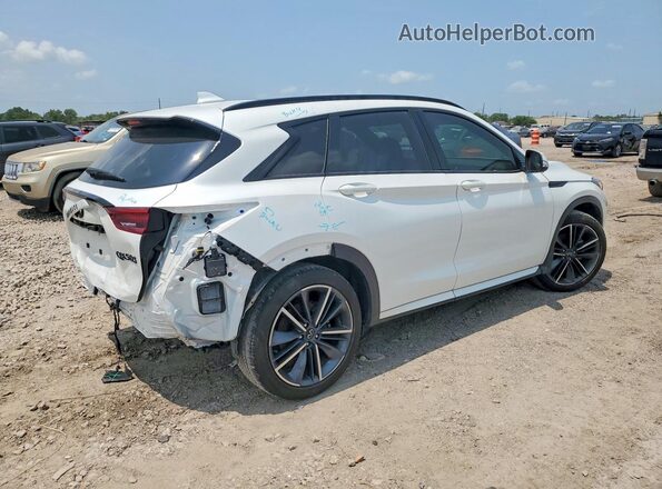 3PCAJ5FA4RF112488 2024 INFINITI QX50 White უკანა მარჯვენა