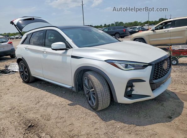 3PCAJ5FA4RF112488 2024 INFINITI QX50 White წინა მარჯვენა