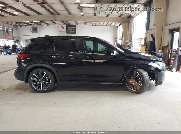 3PCAJ5FB0SF108095 2025 INFINITI QX50 Black Սալոնի 360 աստիճան տեսք