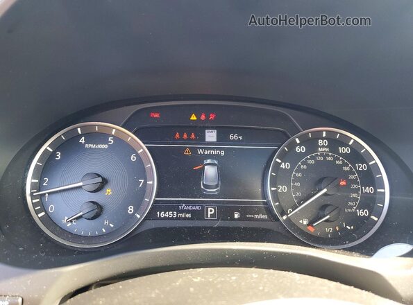 3PCAJ5FB6SF103287 2025 INFINITI QX50 White Սարքավորումների վահանակի տեսք