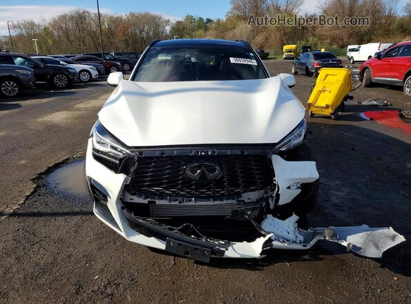 3PCAJ5FB6SF103287 2025 INFINITI QX50 White Դիմացի տեսք