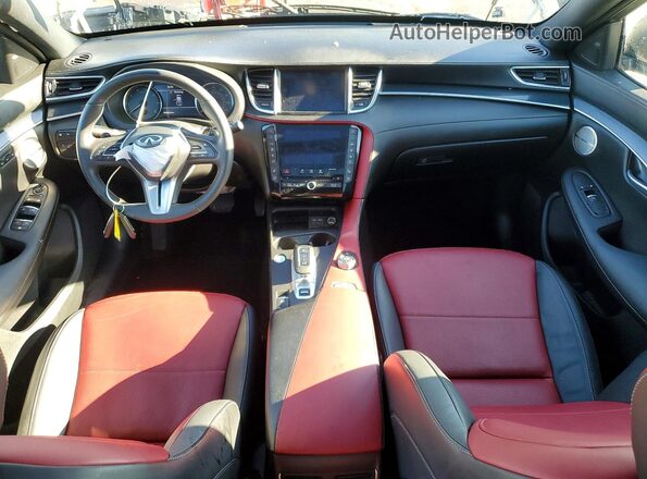 3PCAJ5FB6SF103287 2025 INFINITI QX50 White Առջևի վահանակի տեսք