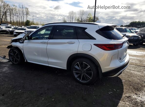 3PCAJ5FB6SF103287 2025 INFINITI QX50 White Հետևի ձախ