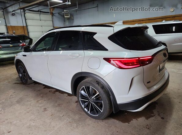 3PCAJ5FB8SF104585 2025 INFINITI QX50 Белый Задняя левая четверть