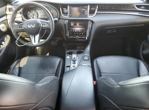 3PCAJ5FBXSF102546 2025 INFINITI QX50 Black Vista del salpicadero