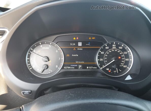 3PCAJ5FBXSF102546 2025 INFINITI QX50 Black Vista del cuadro de instrumentos