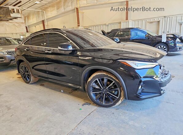 3PCAJ5J34NF105589 2022 INFINITI QX55 Black Delantero derecho